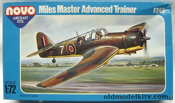 Novo 1/72 Miles Master Trainer - (ex Frog), F340 plastic model kit